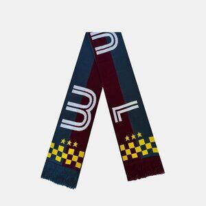 Wish Me Luck Rivington Two Tone Scarf in Blue